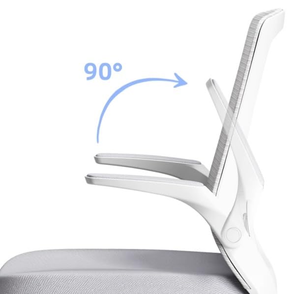 Orange Mesh Office Chair with Adjustable Armrests E138504