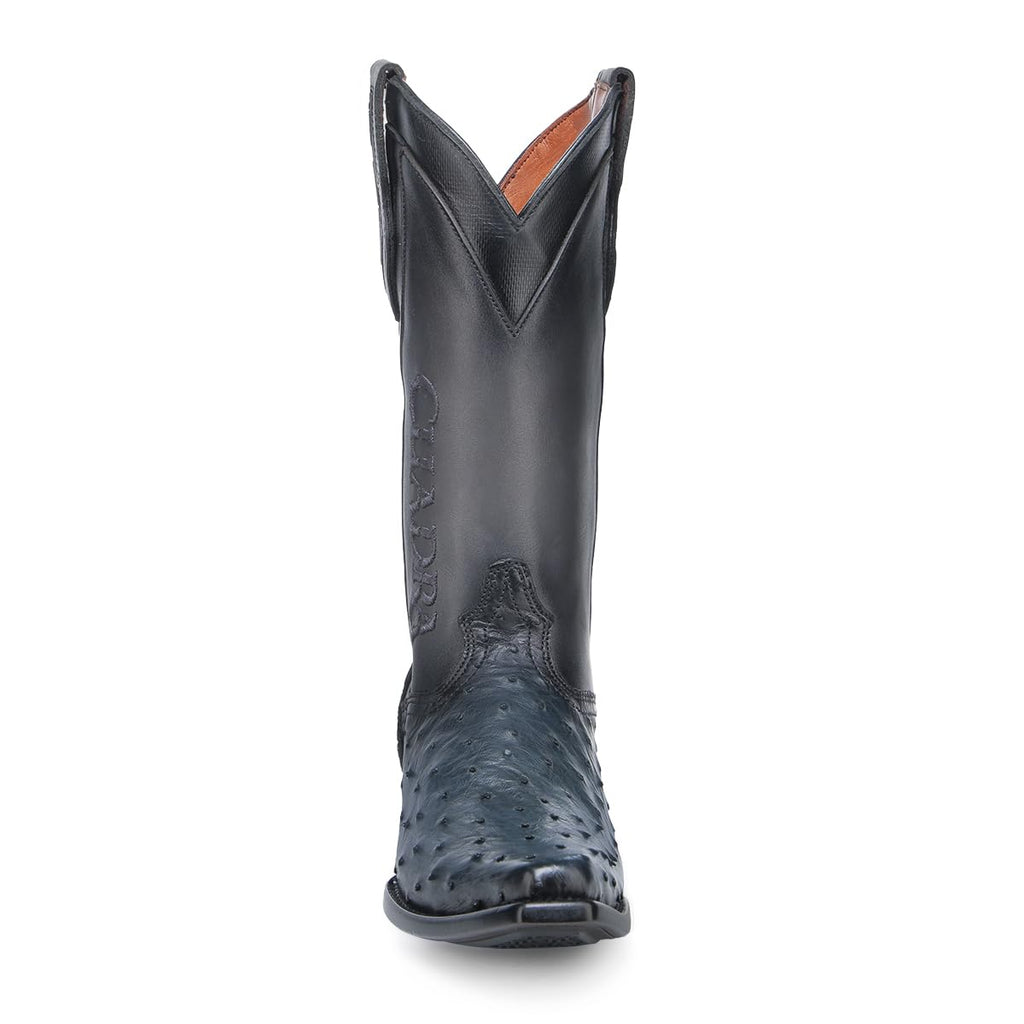 Ostrich Leather Western Boots N3684