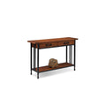 Rustic Two Drawer Sofa Table with Shelf T79302