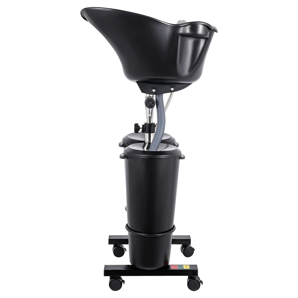 Portable Shampoo Basin with 2 Water Buckets & Electric Pump L414084