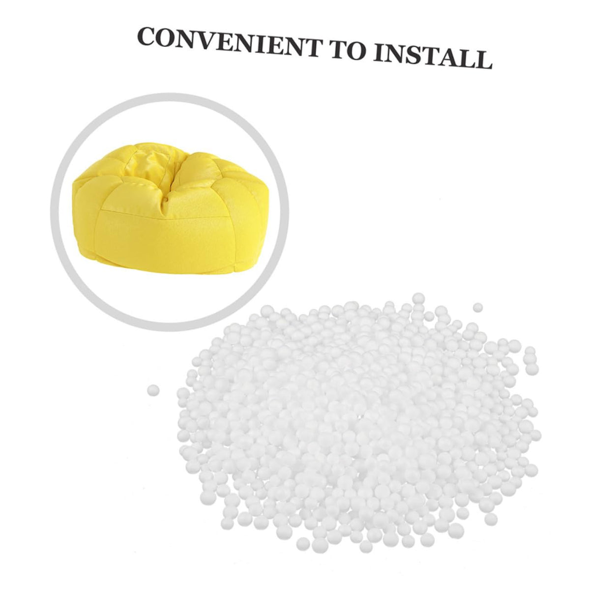 Bean Bag Stuffing Foam 1 Bag White Q2773
