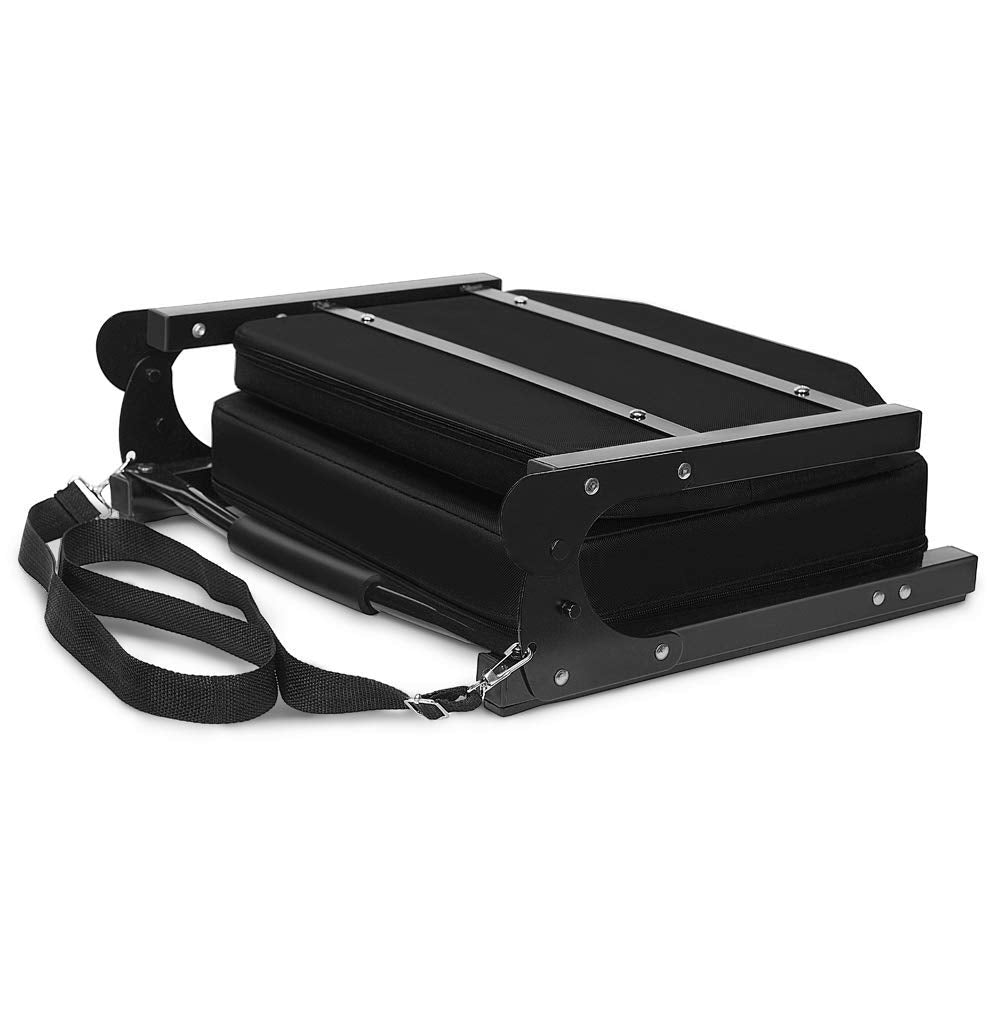 Black Portable Stadium Seats with Back Support Q61571