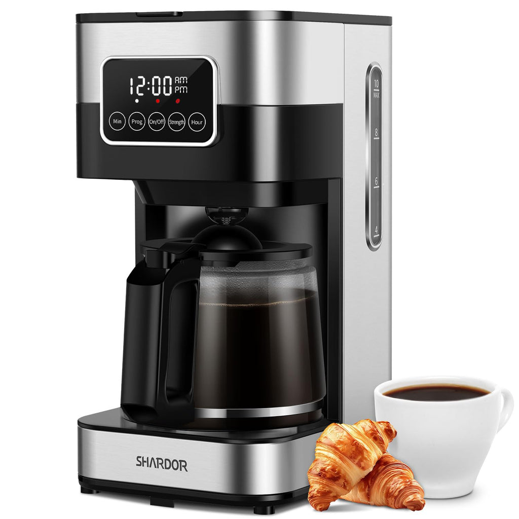 10-Cup Programmable Drip Coffee Maker with Permanent Filter H511