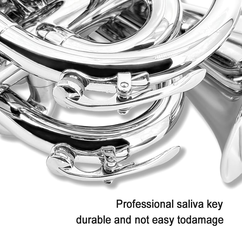 Pocket Trumpet Mini Brass Instrument with 7C Mouthpiece & Case H724723