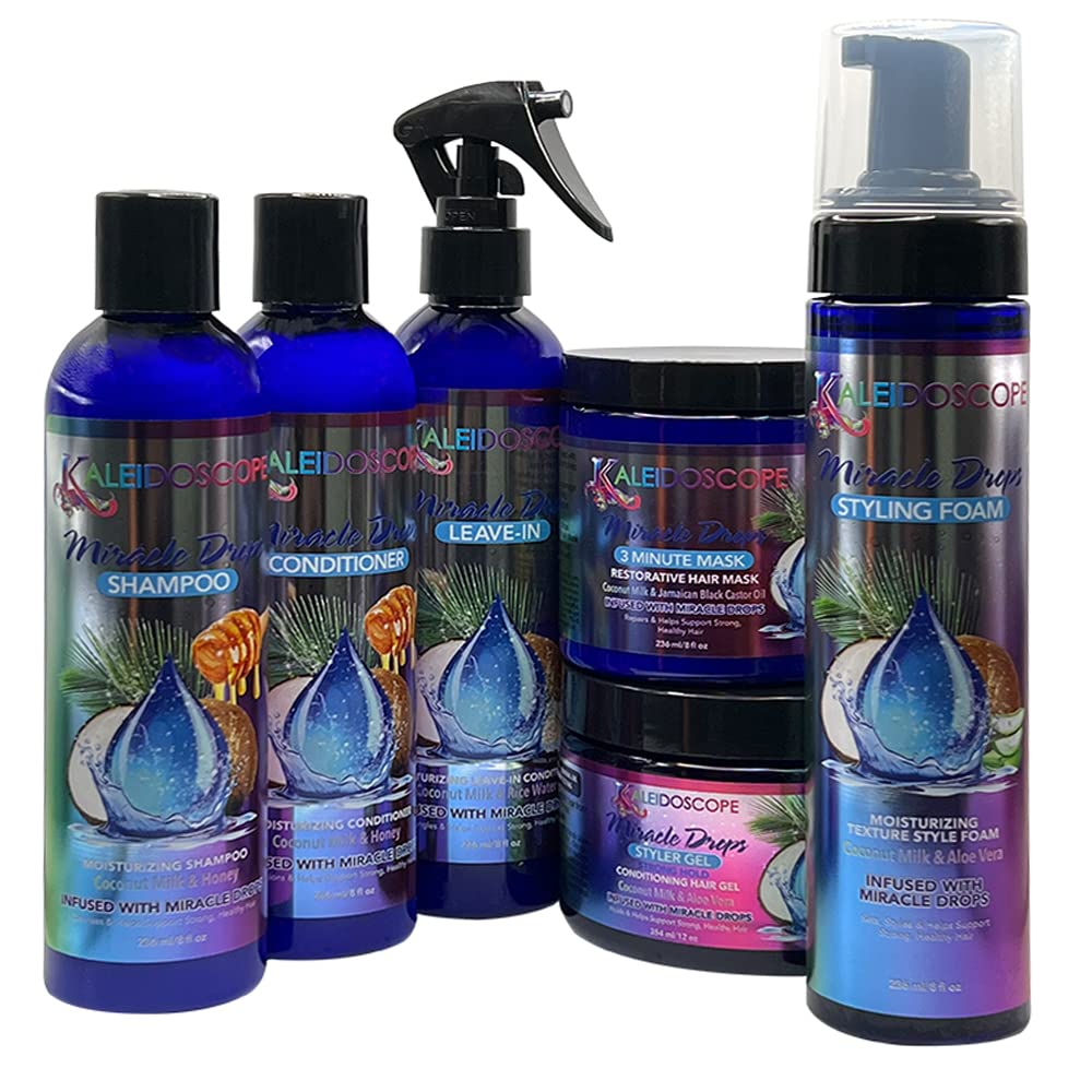 Coconut Milk Honey Aloe Vera Rice Water Hair Care 6 Pcs Set J5241