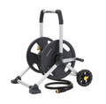 Aluminum Garden Hose Reel, 200 Ft, Brass Fittings O2002