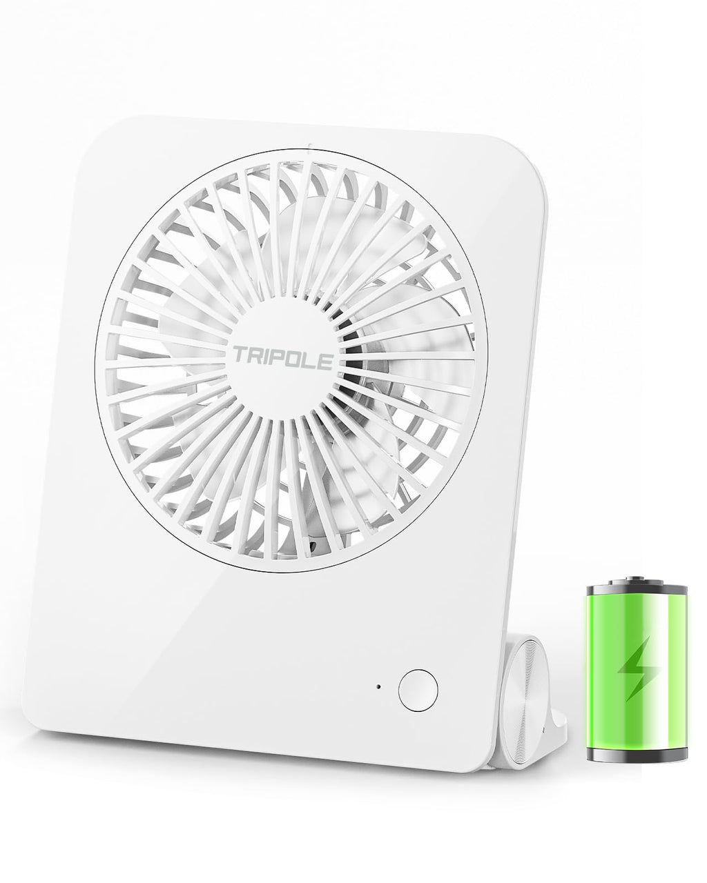 Small Portable Desk Fan 2000 mAh Rechargeable Battery 4.5 Inch M51552