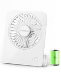 Small Portable Desk Fan 2000 mAh Rechargeable Battery 4.5 Inch M51552