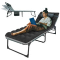 5-Position Folding Camping Cot with Mattress E716