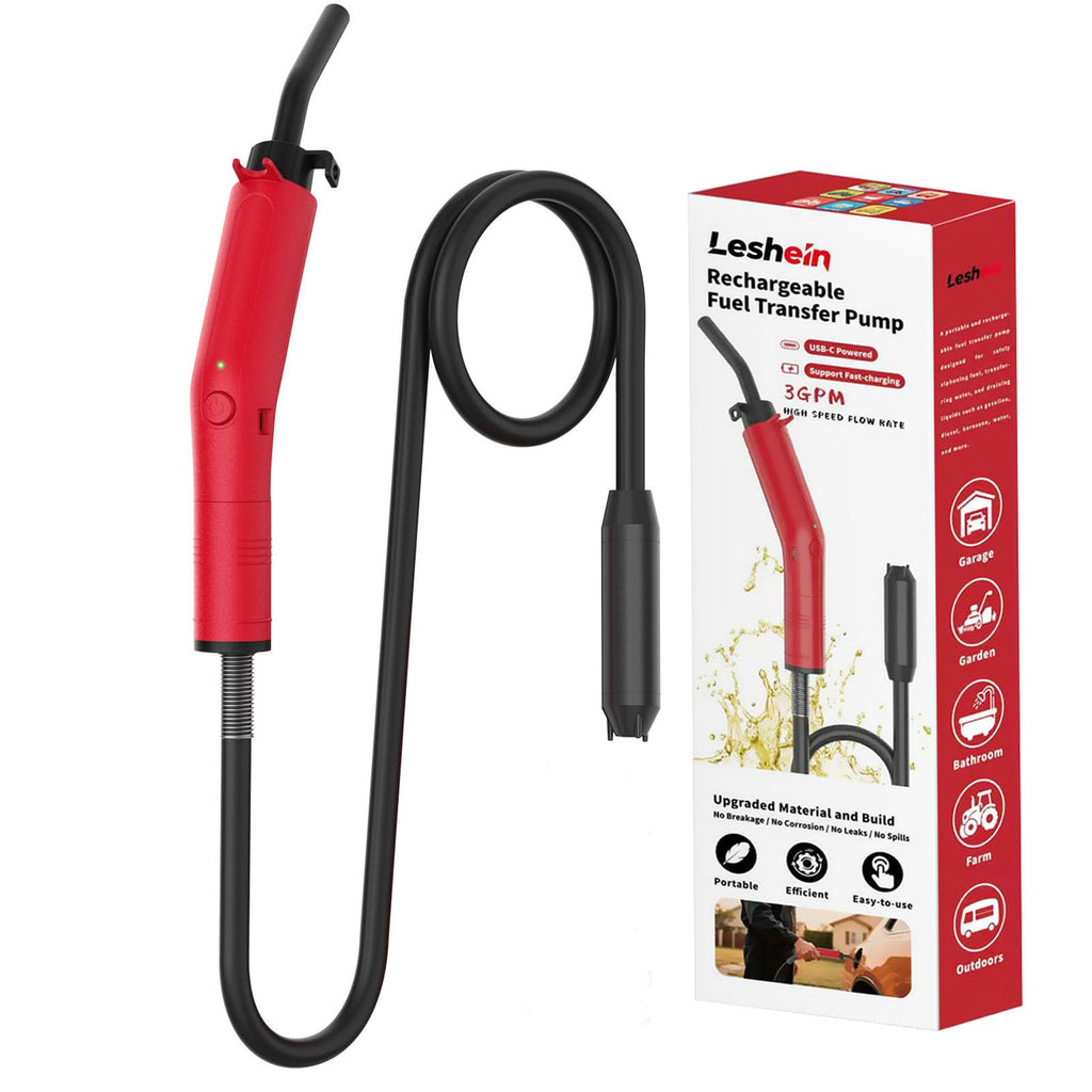 3GPM USB Rechargeable Electric Siphon Pump E898