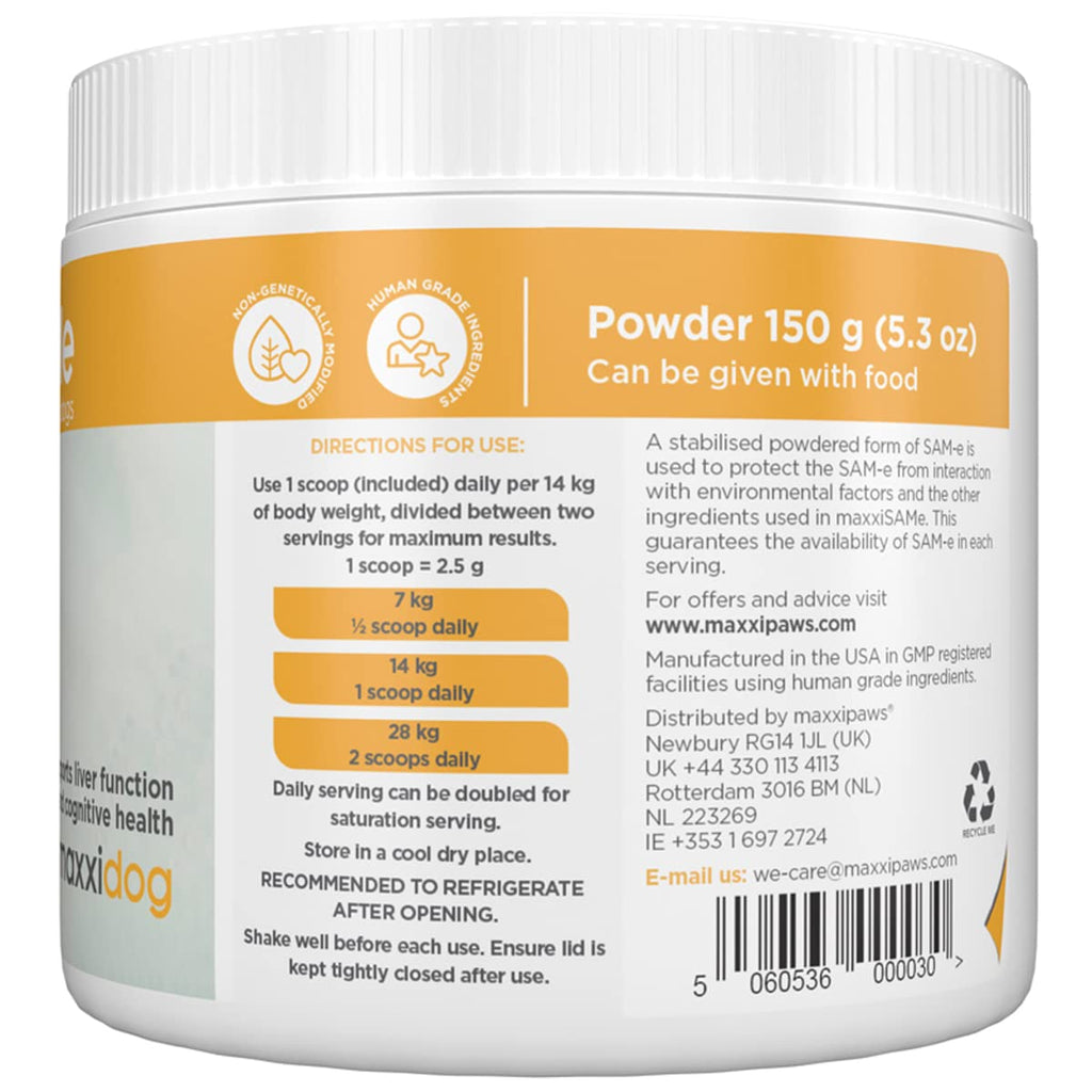 SAM-e for Dogs Liver & Cognitive Support Powder 5.3 oz F791