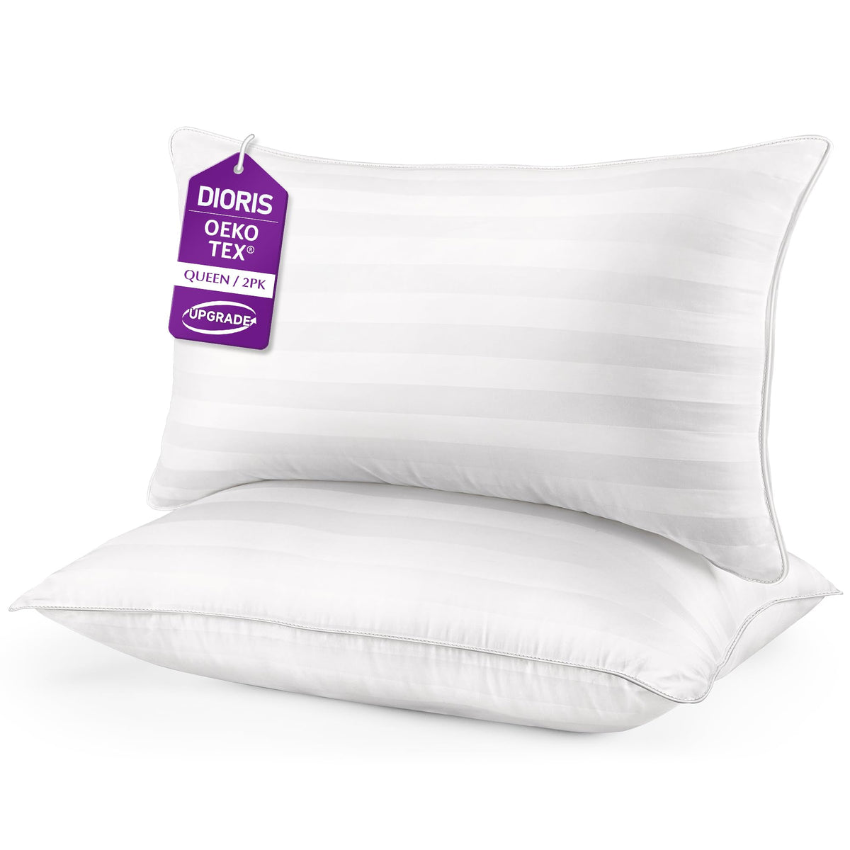King Size Set of 2 Soft Sleeping Pillow P79309