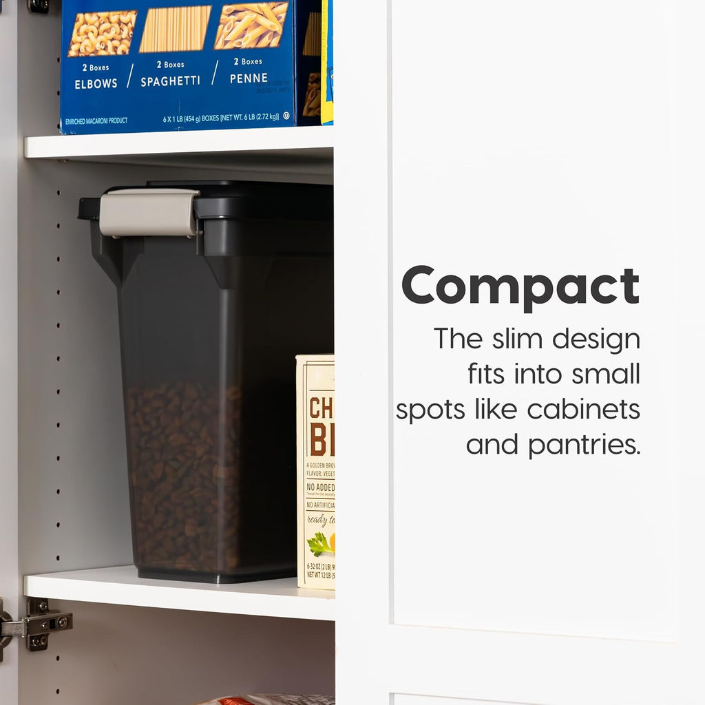Dog Food Storage Container Up to 13 lbs Smoke T36526
