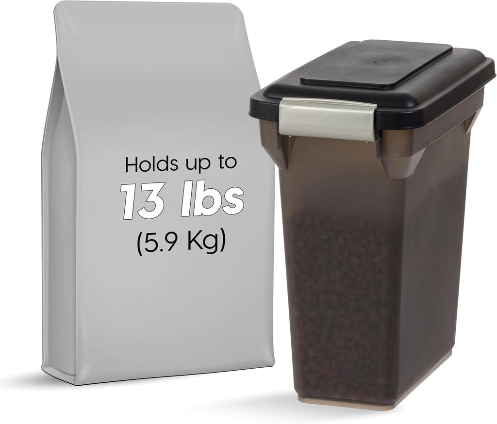 Dog Food Storage Container Up to 13 lbs Smoke T36526