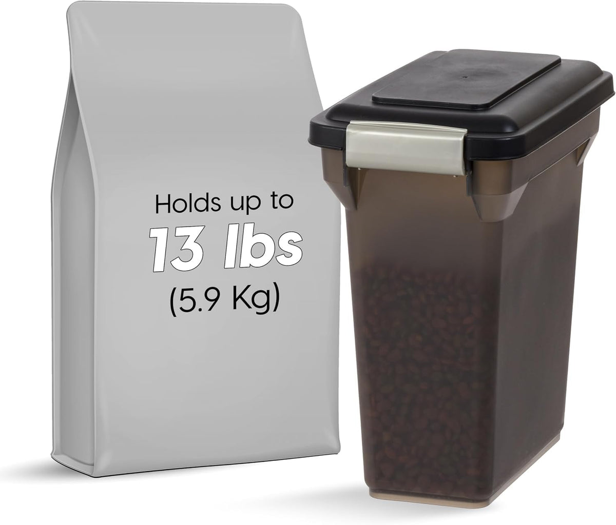 Dog Food Storage Container Up to 13 lbs Smoke T36526