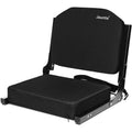 Black Portable Stadium Seats with Back Support Q61571