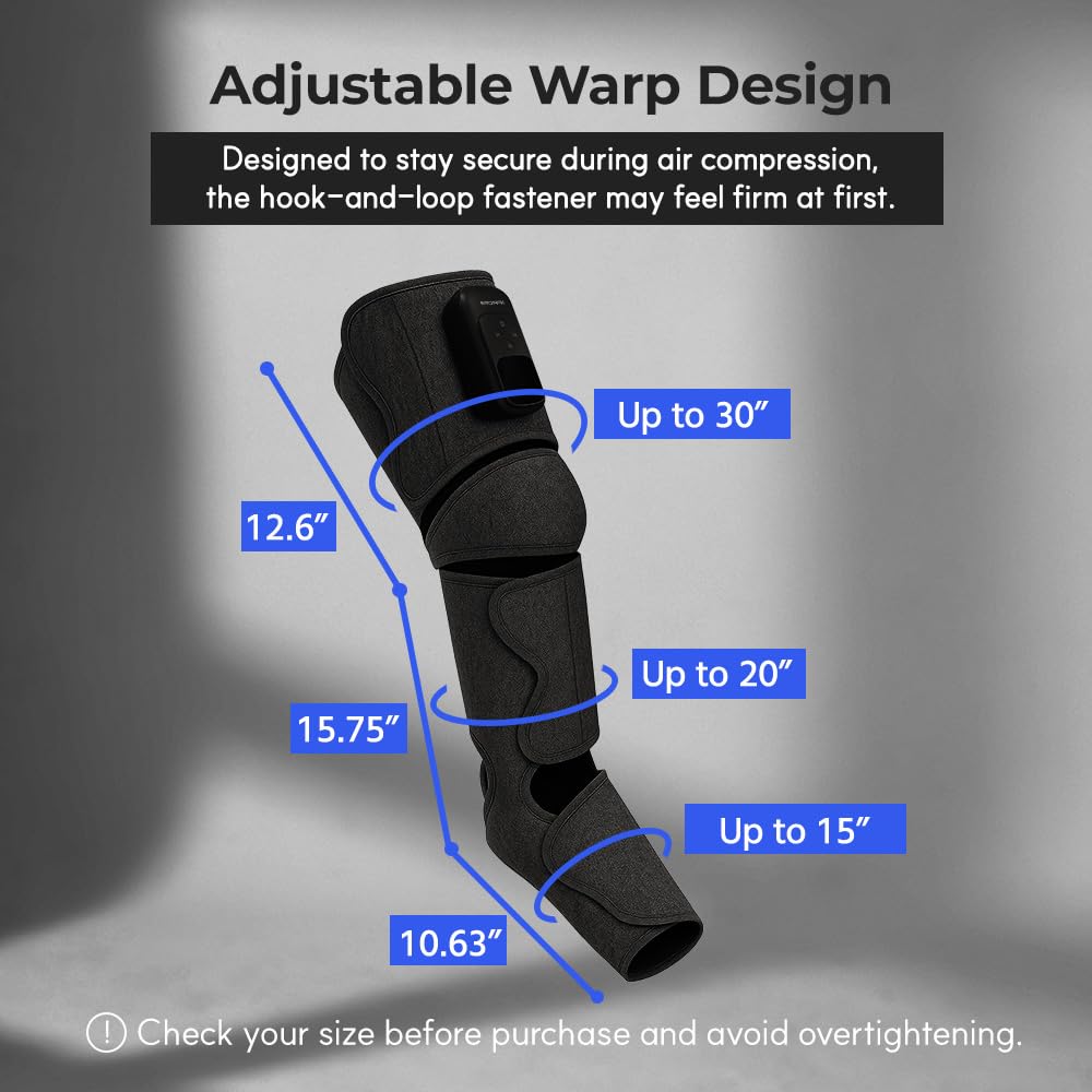 Cordless Full Leg Massager with Knee & Sole Heat K514