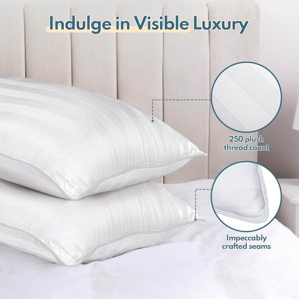 King Size Set of 2 Soft Sleeping Pillow P79309