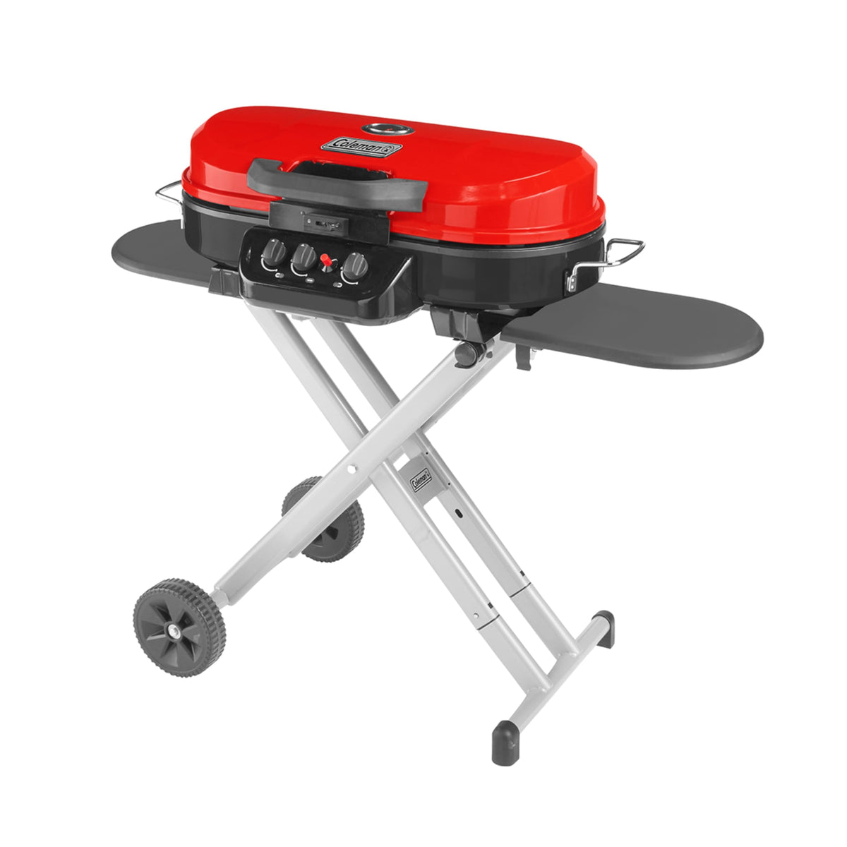 Portable Propane Grill, 3 Burners, Red S350885