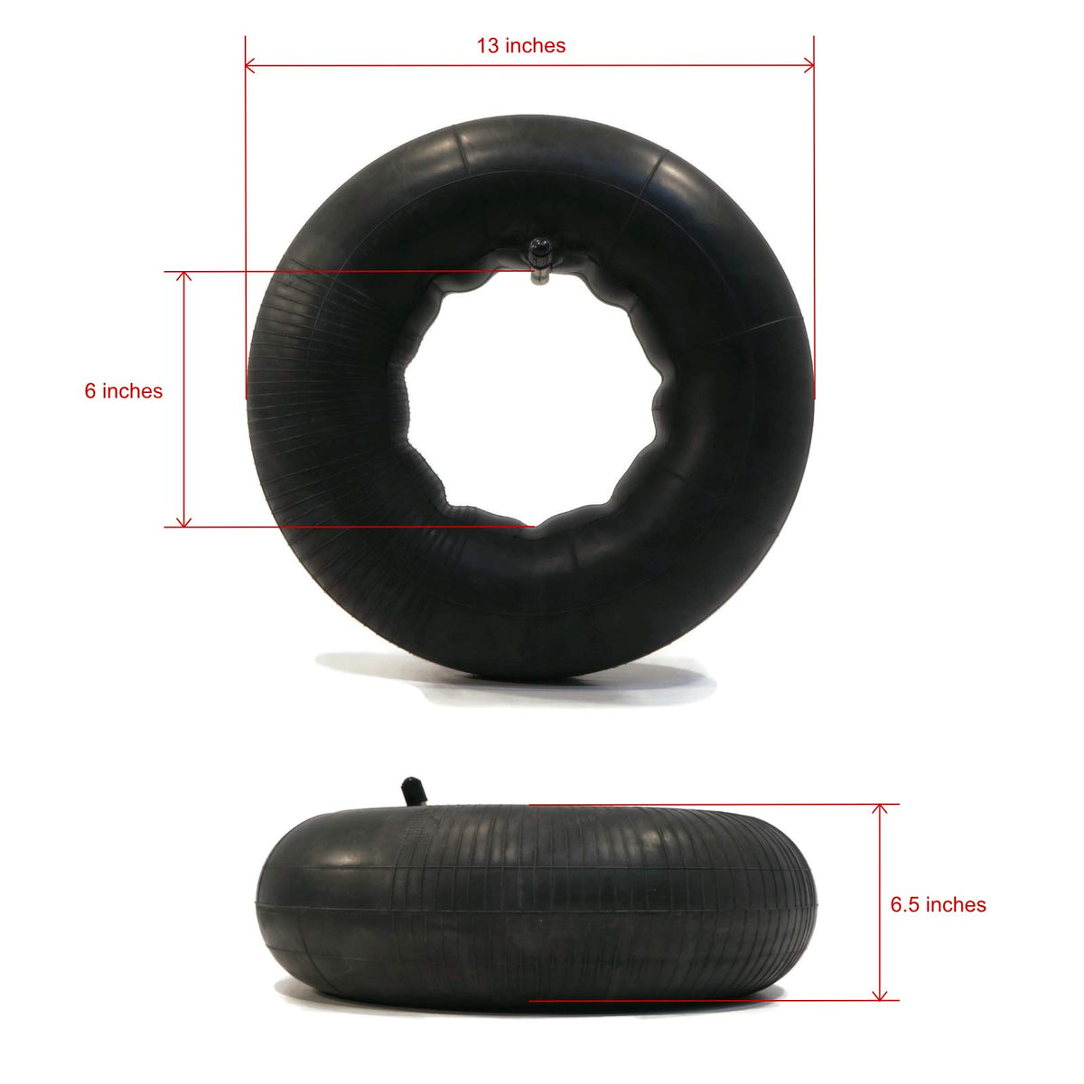 13x6.50-6 Inner Tubes with TR13 Straight Stem 4-Pack C5435