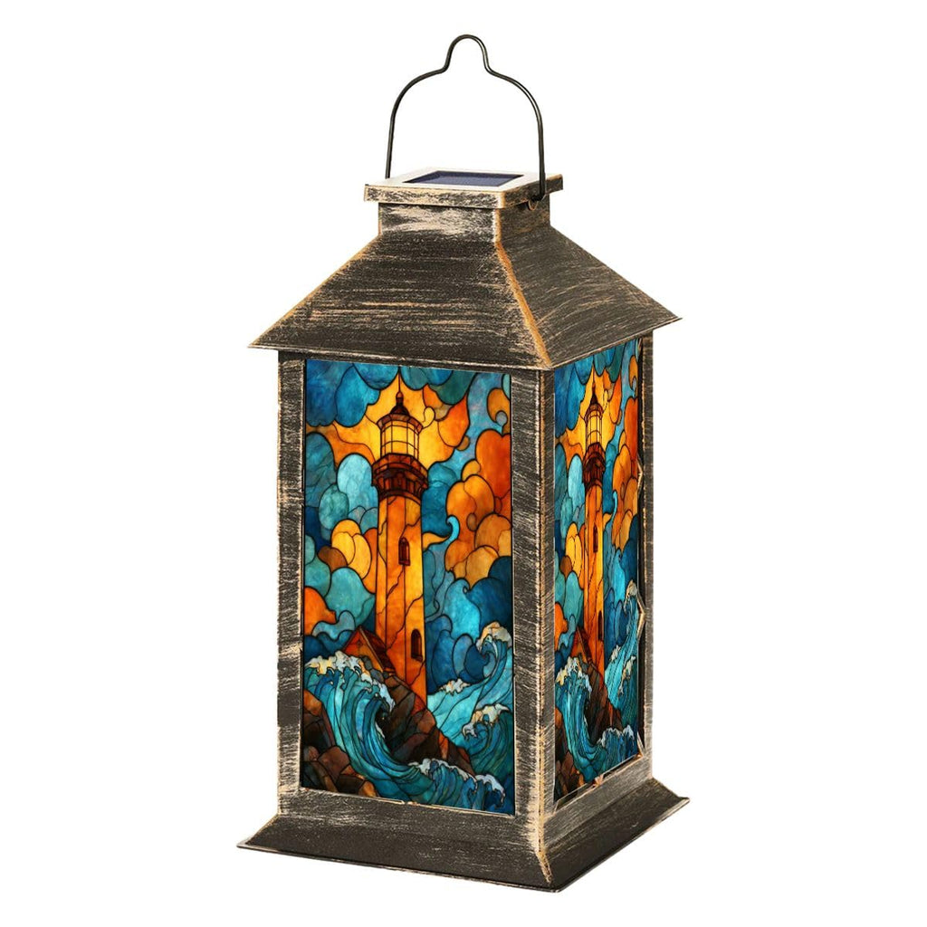 Solar Powered Outdoor Waterproof Hanging Lantern D283