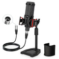 XLR Cardioid Condenser Podcast Microphone with Desktop Stand Z5822