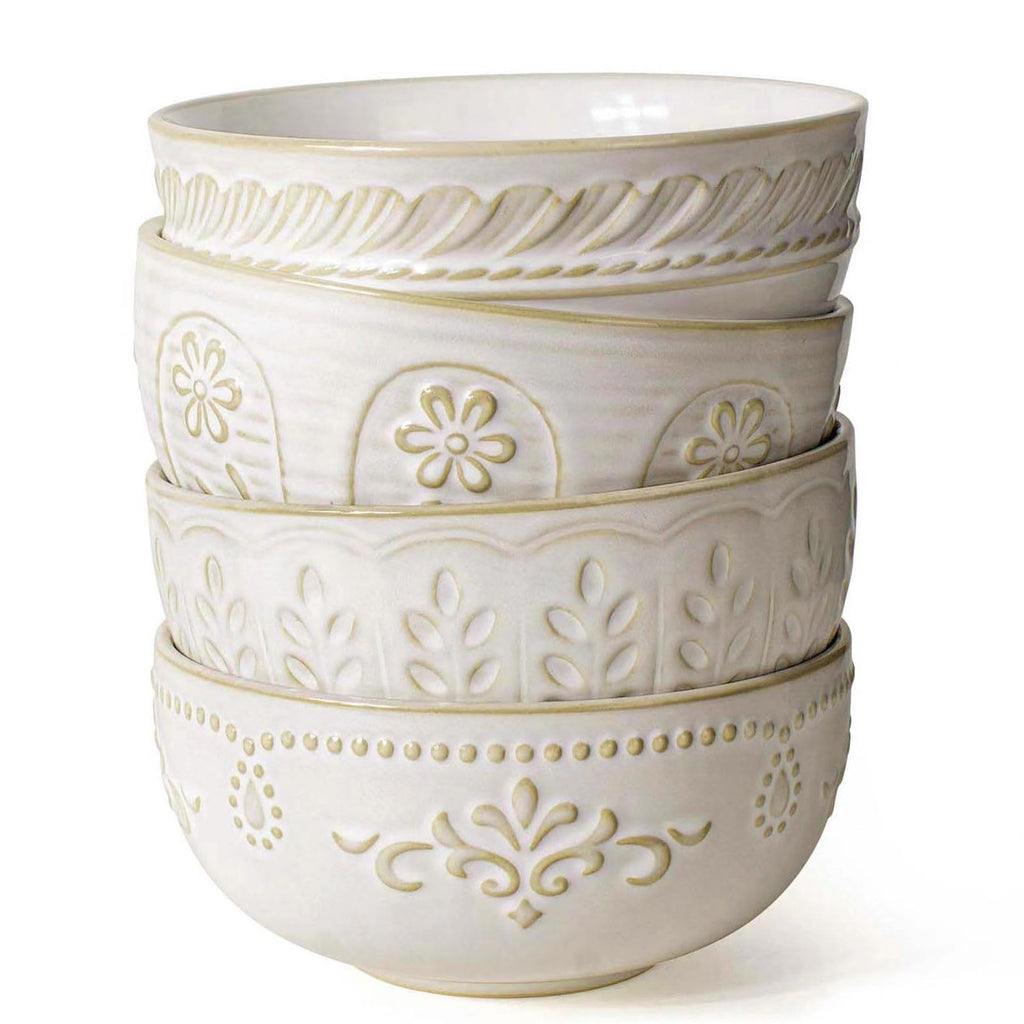 32 OZ Ceramic Soup Bowls Set of 4 I631