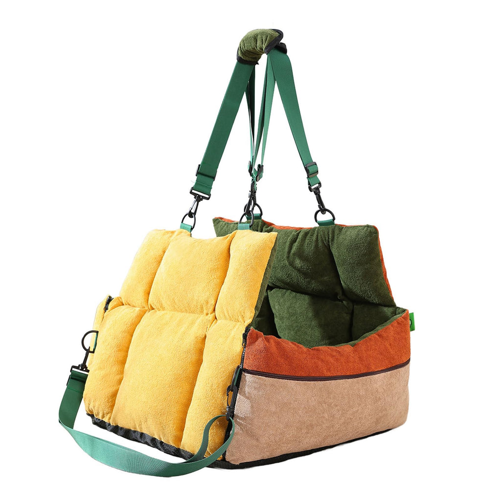 2-in-1 Elevated Dog Car Seat E641498