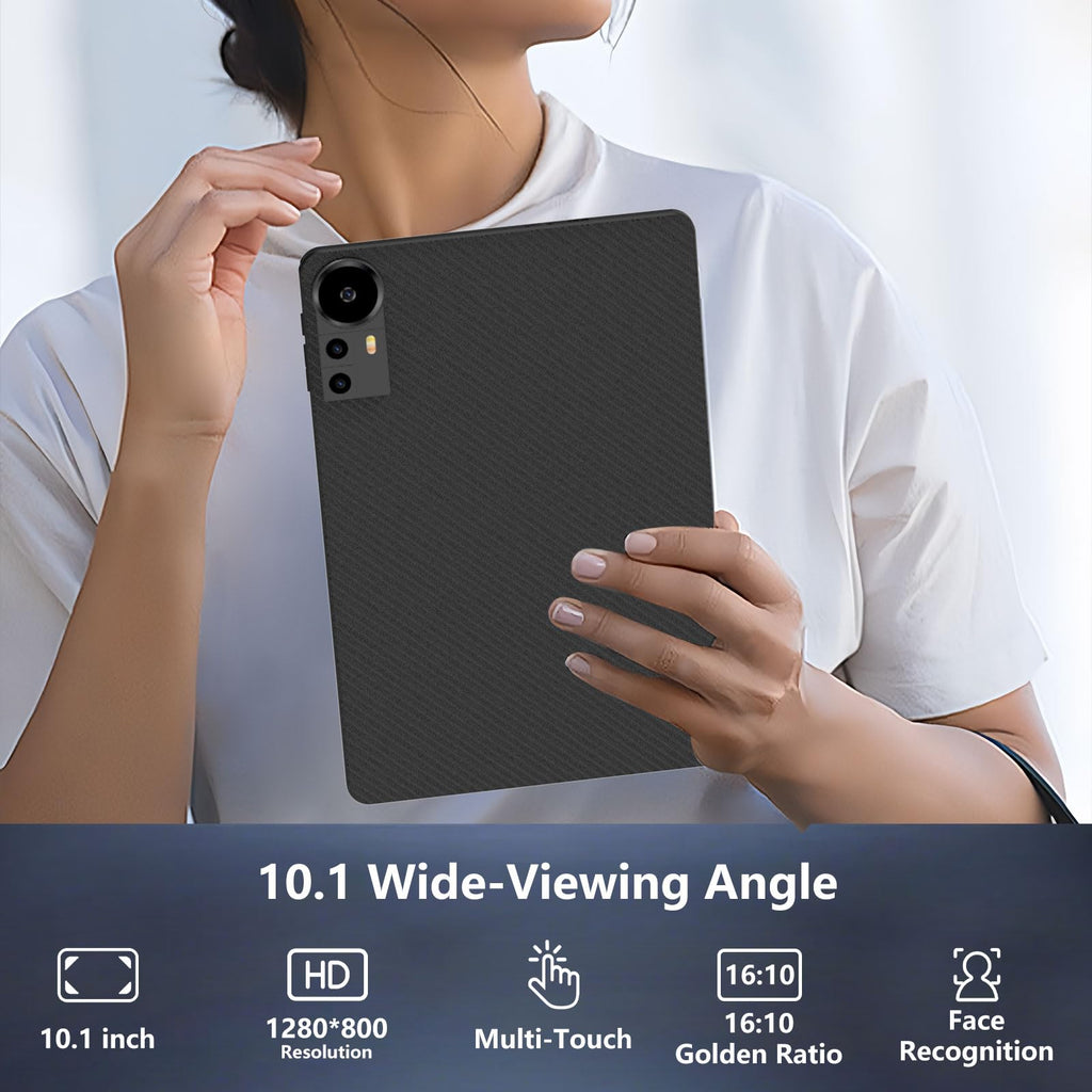 10 inch Tablet 20GB RAM 128GB ROM Octa-Core with Case and Stylus Black Y206