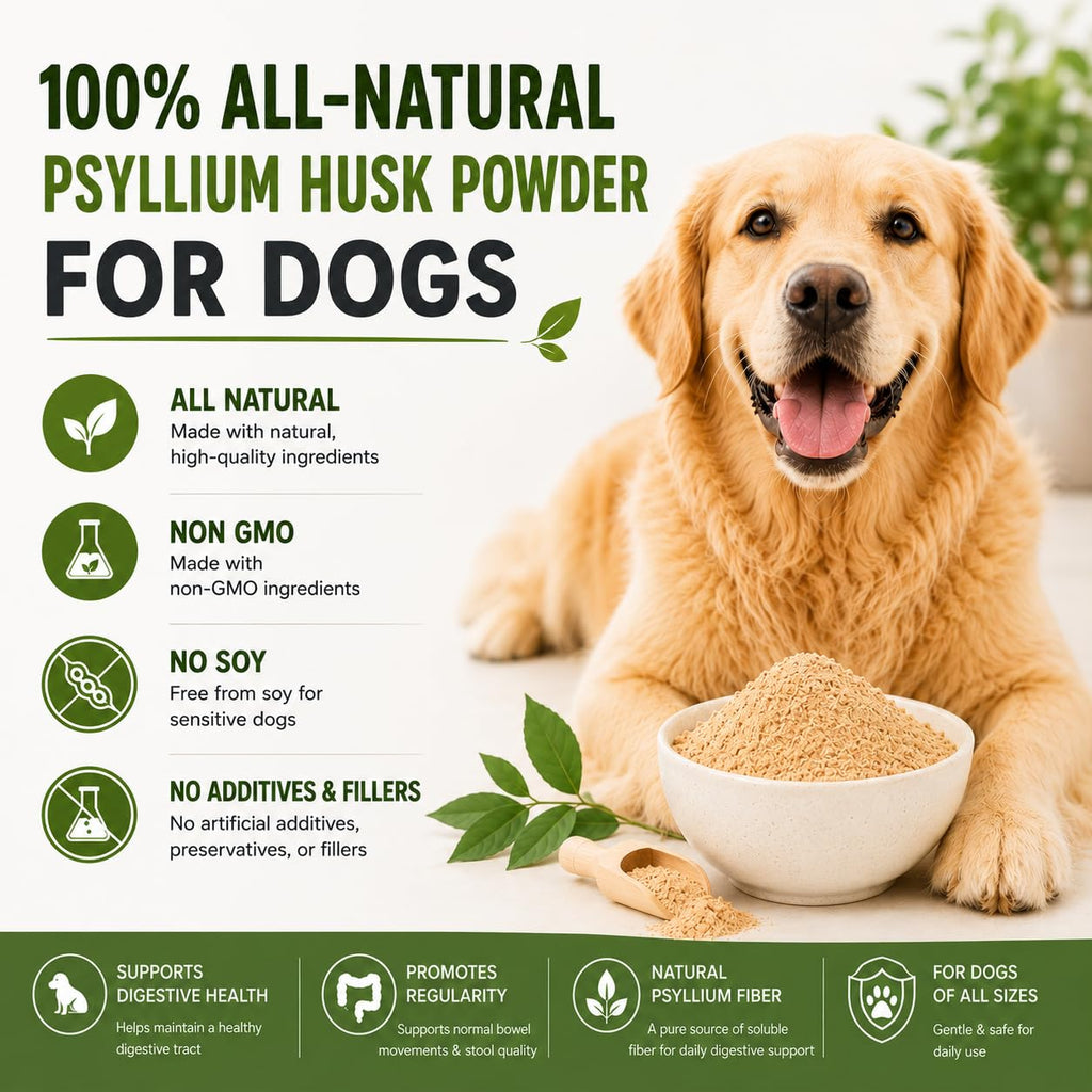 Psyllium Husk Powder for Dogs 9 oz P9073