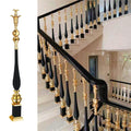 Black 6 Pack Aluminum Alloy Baluster Spindles E989350