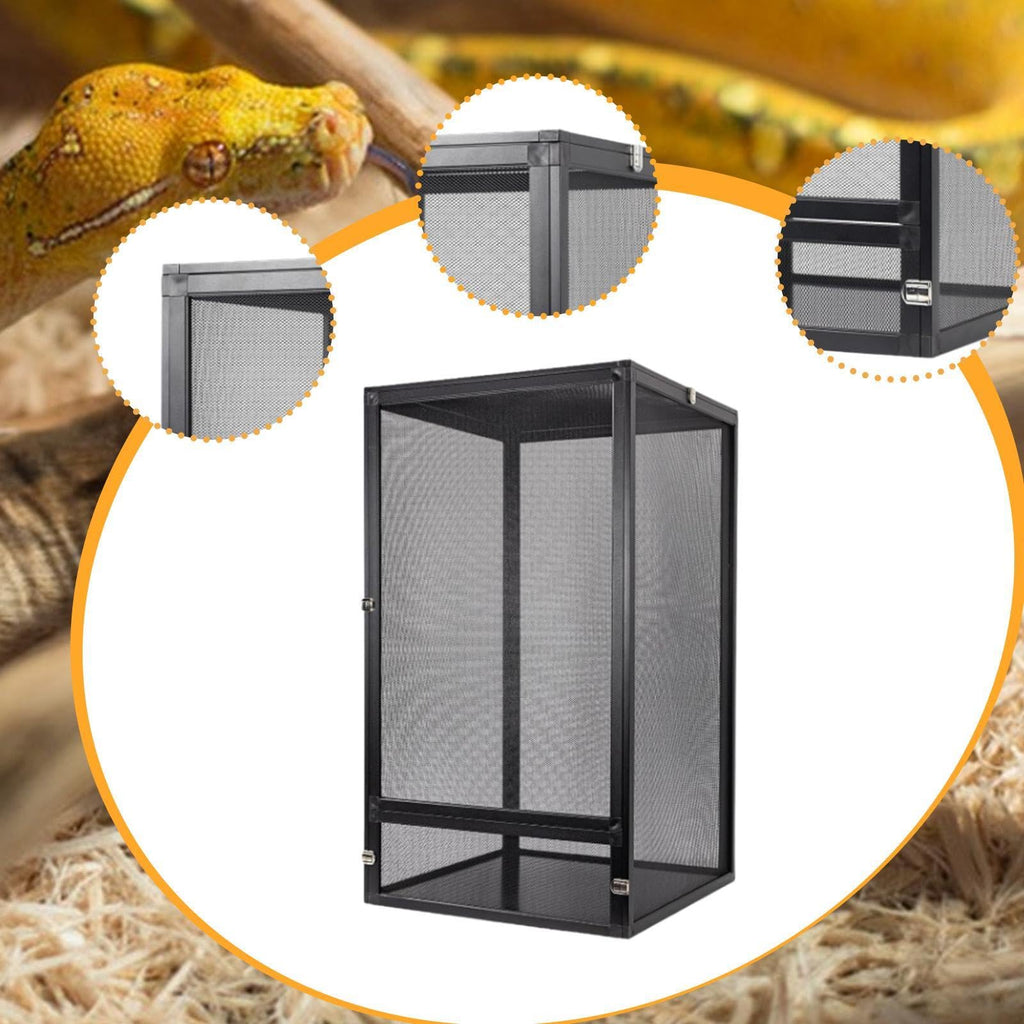 Aluminum Reptile Terrarium with Screen 45x45x80cm H673