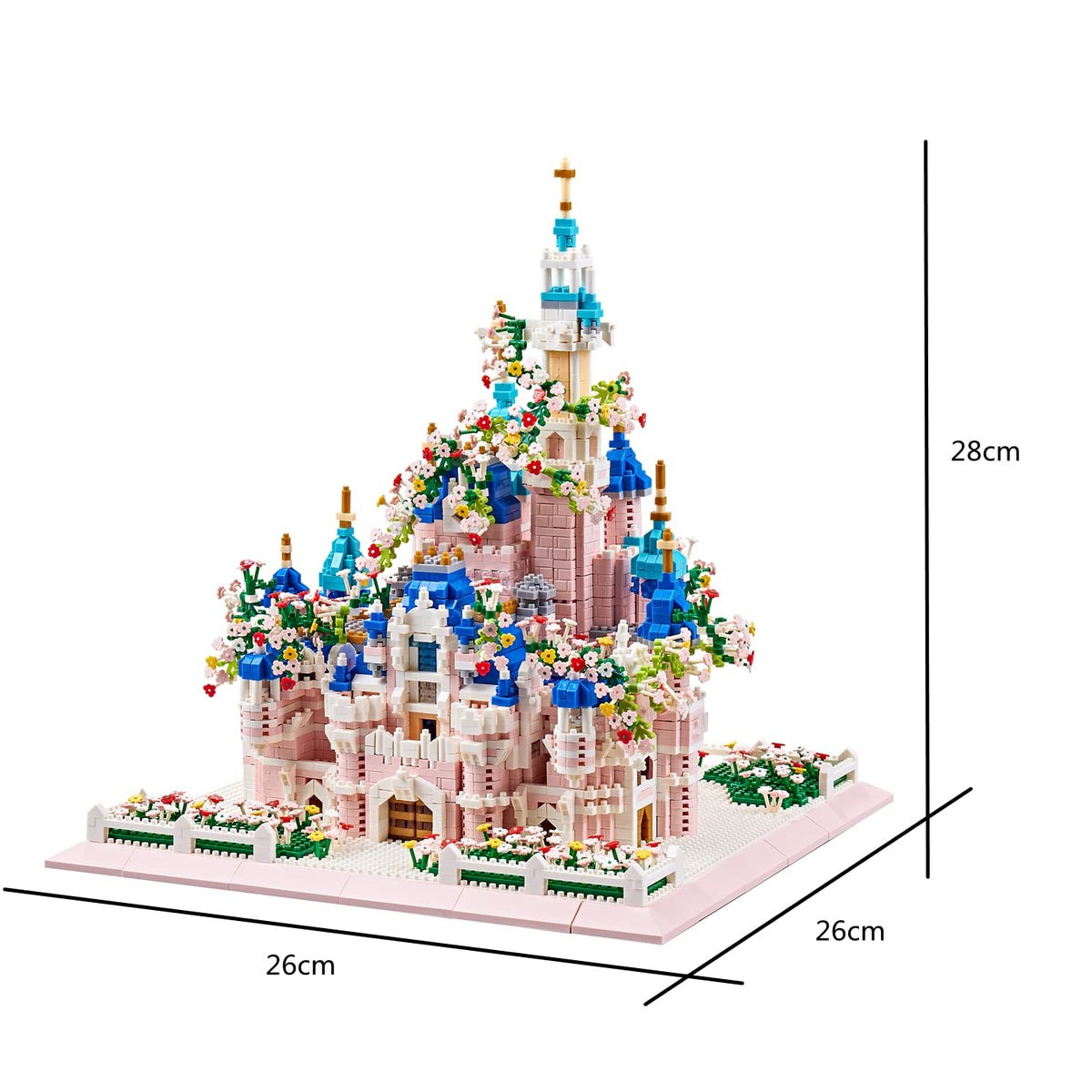 Architecture Castle Micro Blocks Building Set 4000+ PCS P980