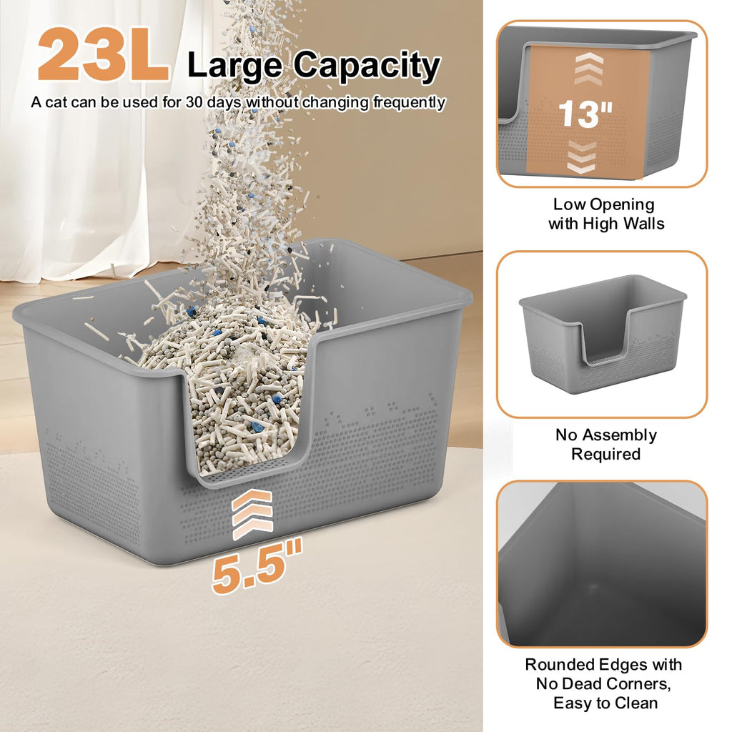 Extra Large High Sided Cat Litter Box P7217