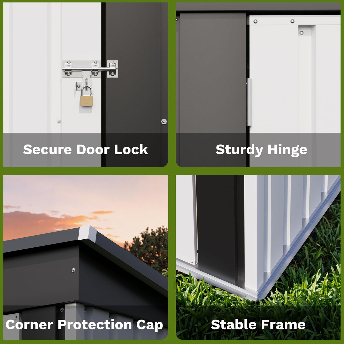 5x3 FT Outdoor Storage Shed J21585