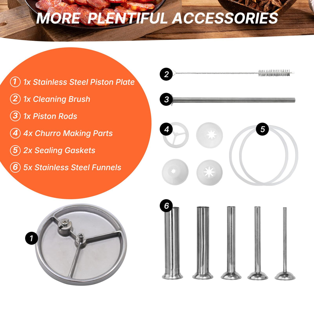 15L Stainless Steel Electric Sausage Stuffer R92356