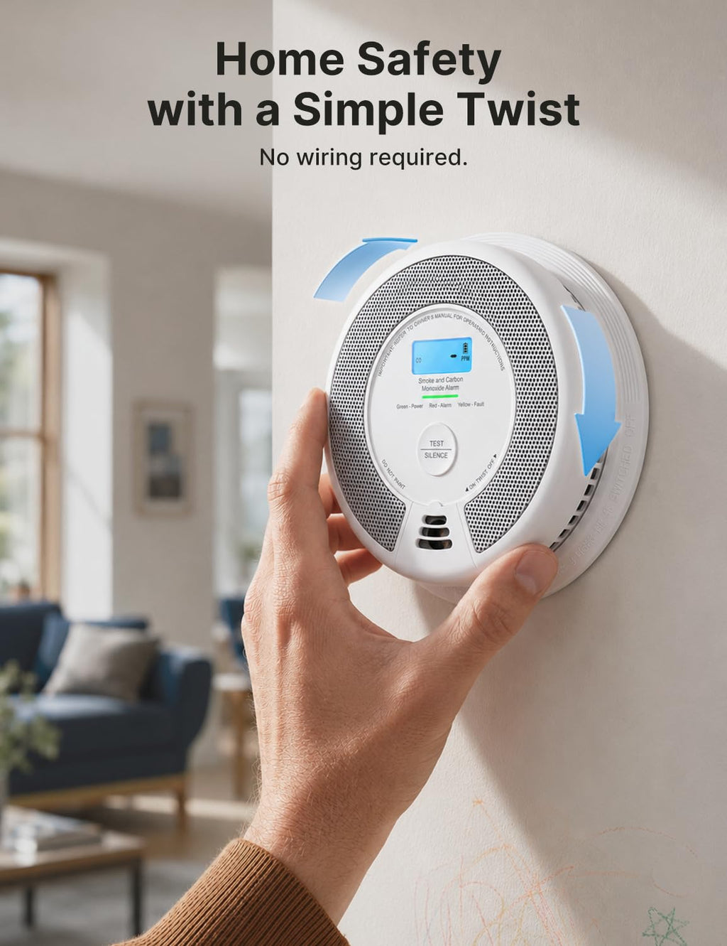 Smoke and Carbon Monoxide Detector Combo 3-Pack T850981