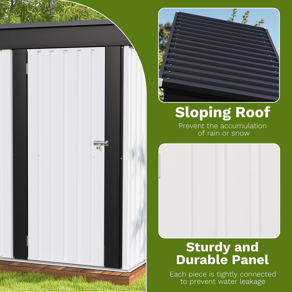 5x3 FT Outdoor Storage Shed J21585