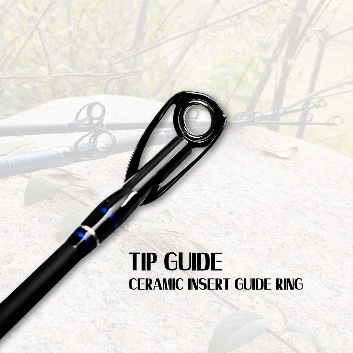 1-Piece 2-Piece Saltwater Trolling Rod Conventional Boat Fishing Pole T9842