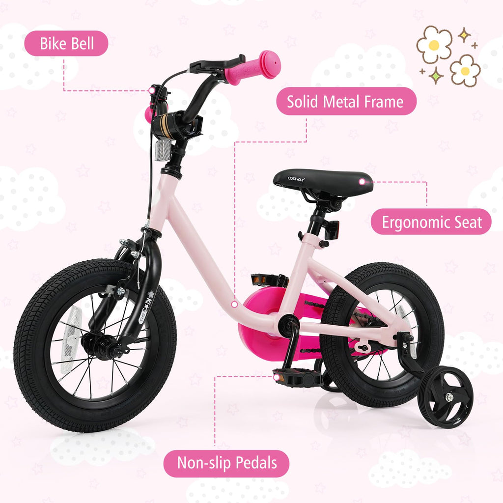 12 14 16 Inch Kids Bike with Training Wheels L79574