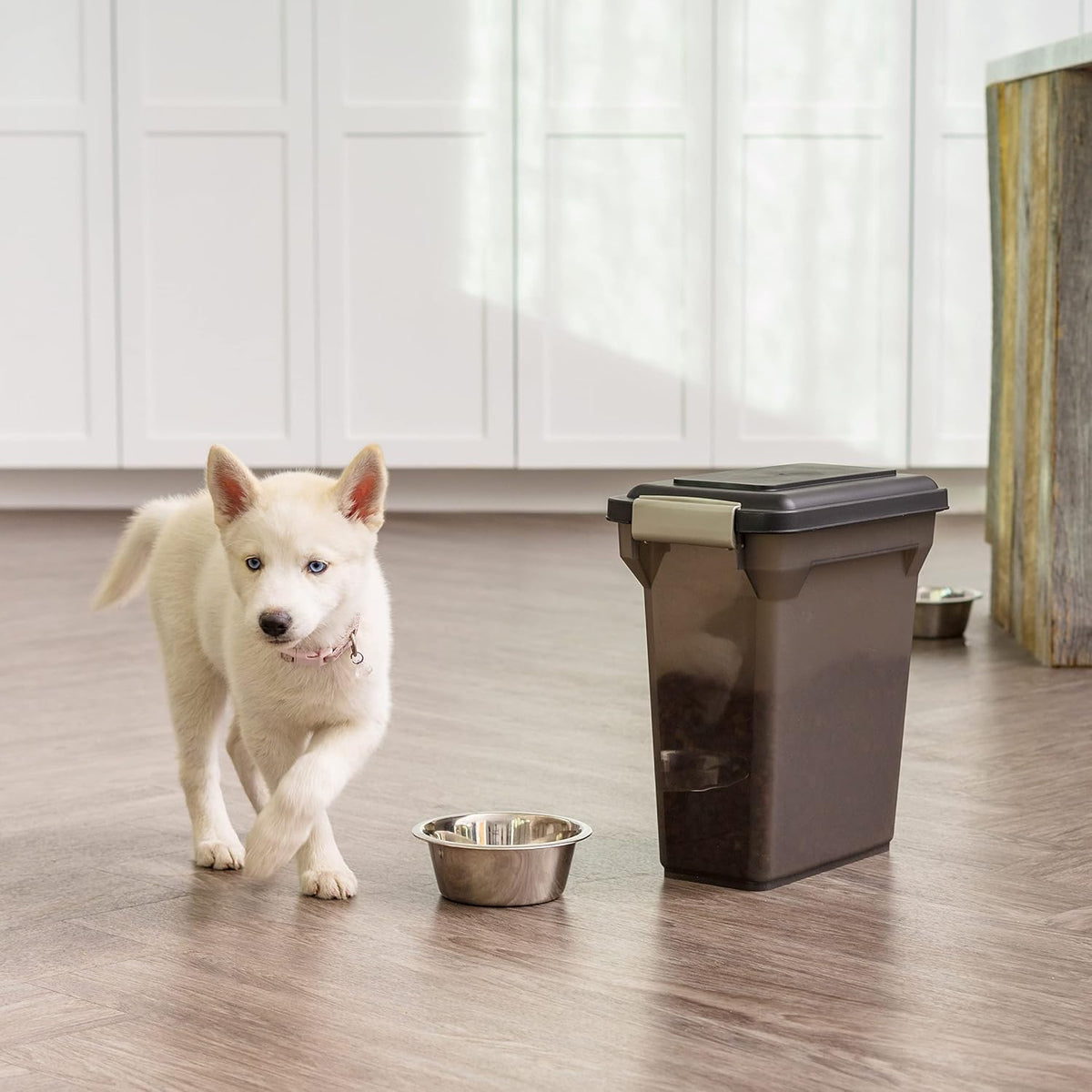 Dog Food Storage Container Up to 13 lbs Smoke T36526