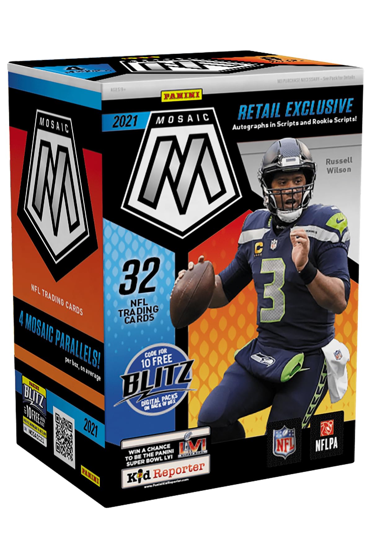 2021 Panini Mosaic NFL Football Blaster Box 32 Cards M817026