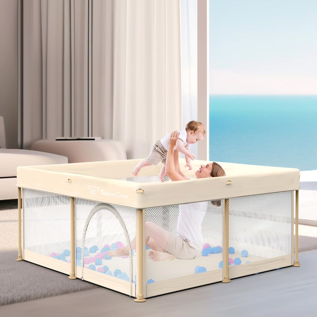 Foldable Baby Playpen 50x50 Inch B846378