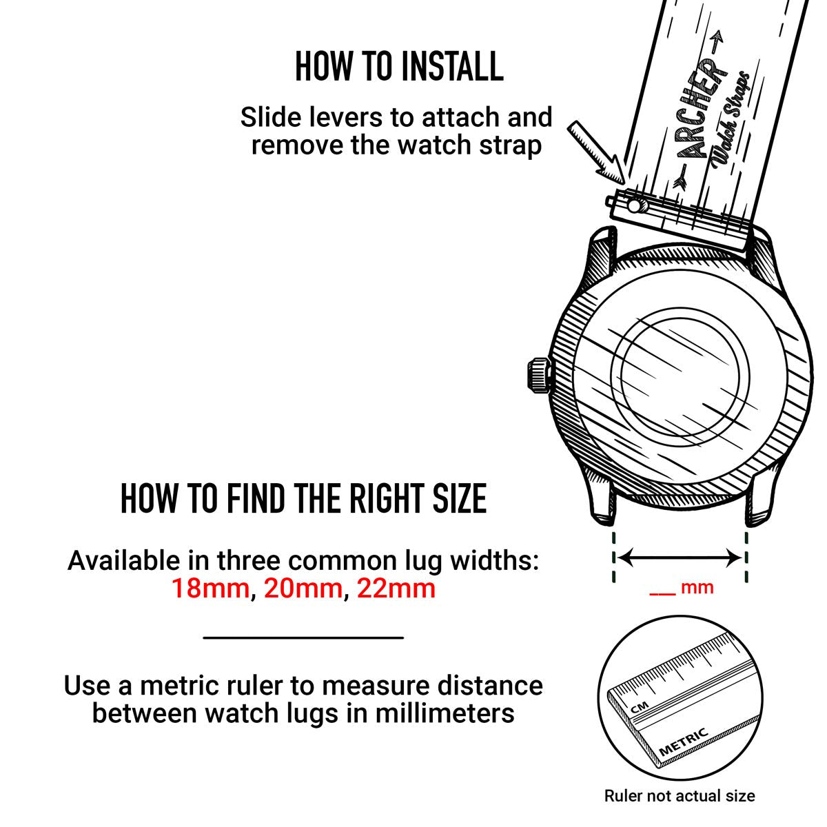 Nylon Quick Release Watch Band W922