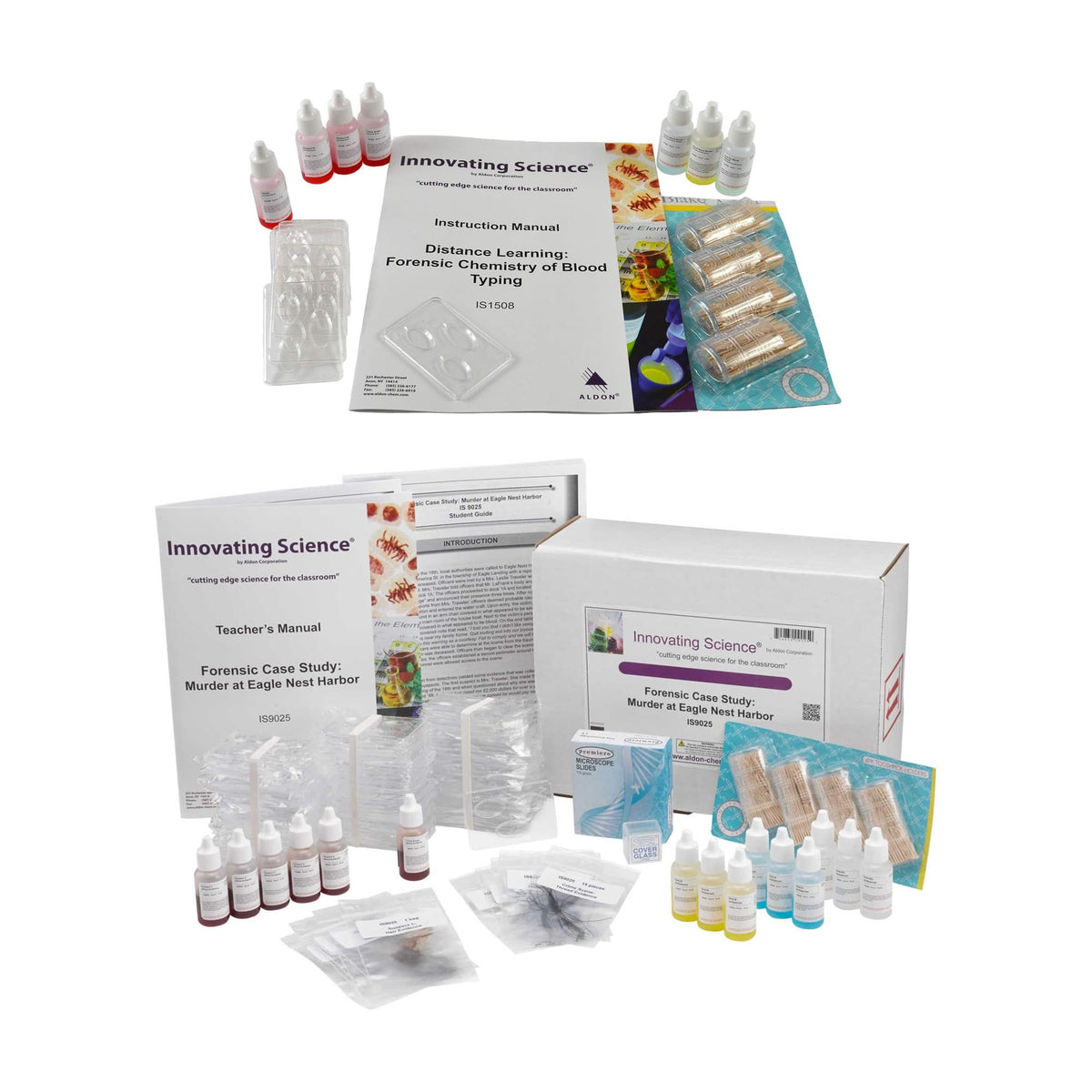 Blood Typing Kit & Murder Mystery Lab Set, 2 Pc S539383