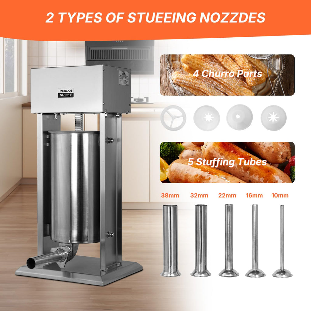 15L Stainless Steel Electric Sausage Stuffer R92356