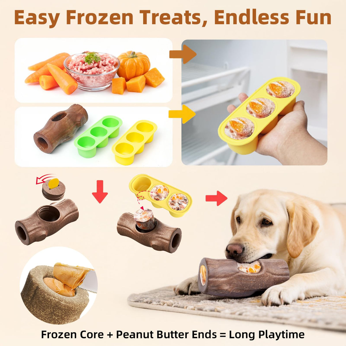 2 Pack Dog Toys B95652