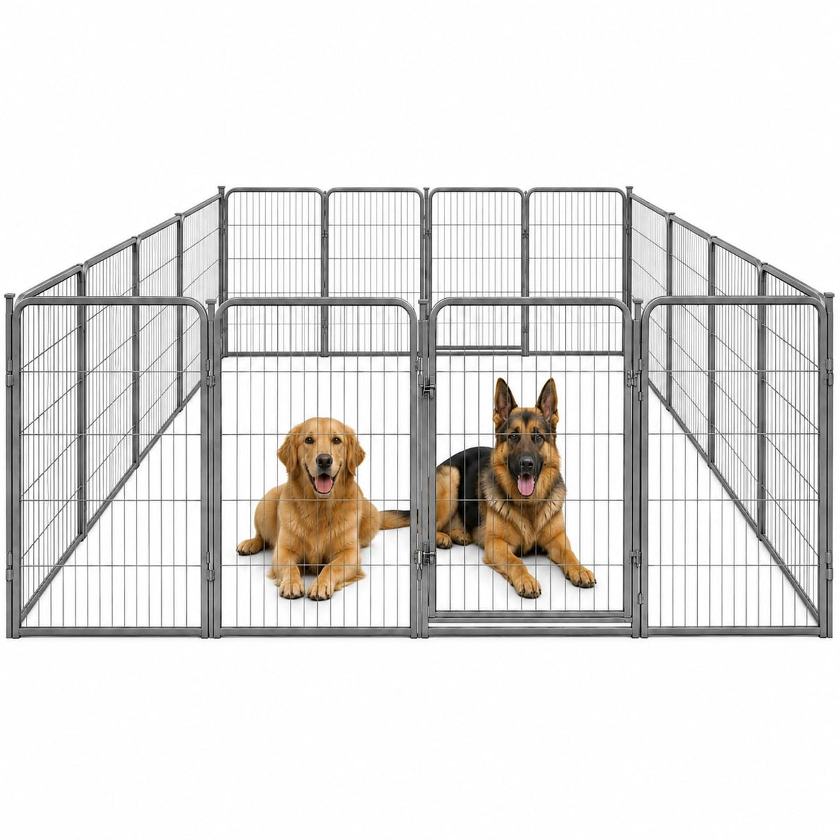 40 inch 16 Panels Portable Heavy Duty Metal Dog Playpen I503327