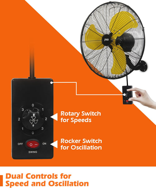 20 inch High Velocity Oscillating Wall Mount Fan K773992