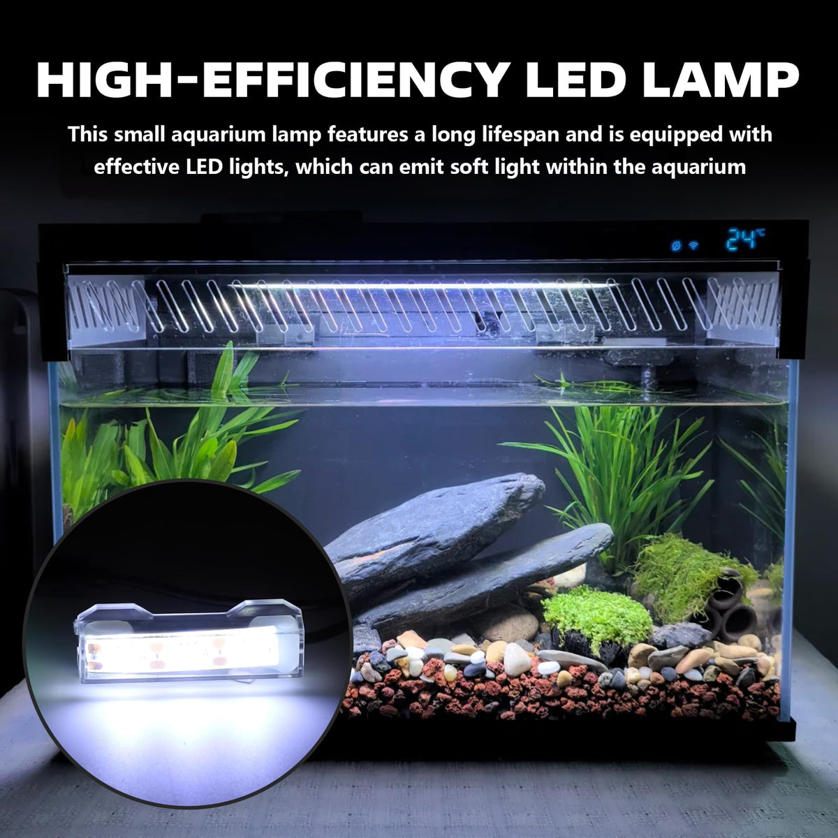 5V 0.6W USB Mini LED Aquarium Plant Light H68529